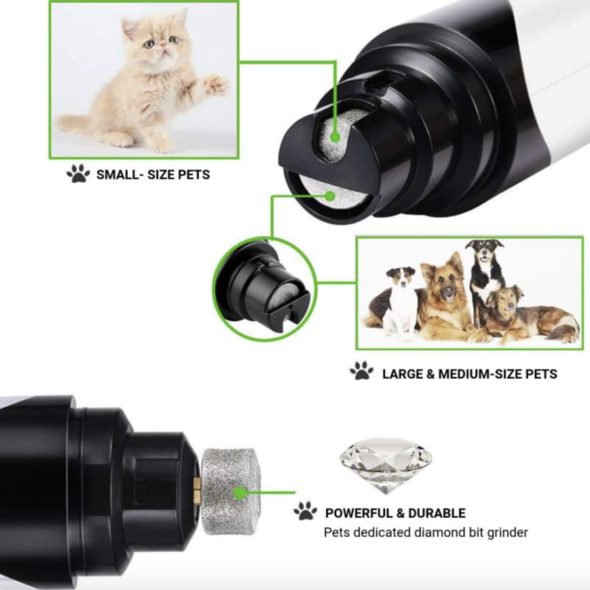 Rechargeable Pet Nail Grinder Dog Nail Clippers
